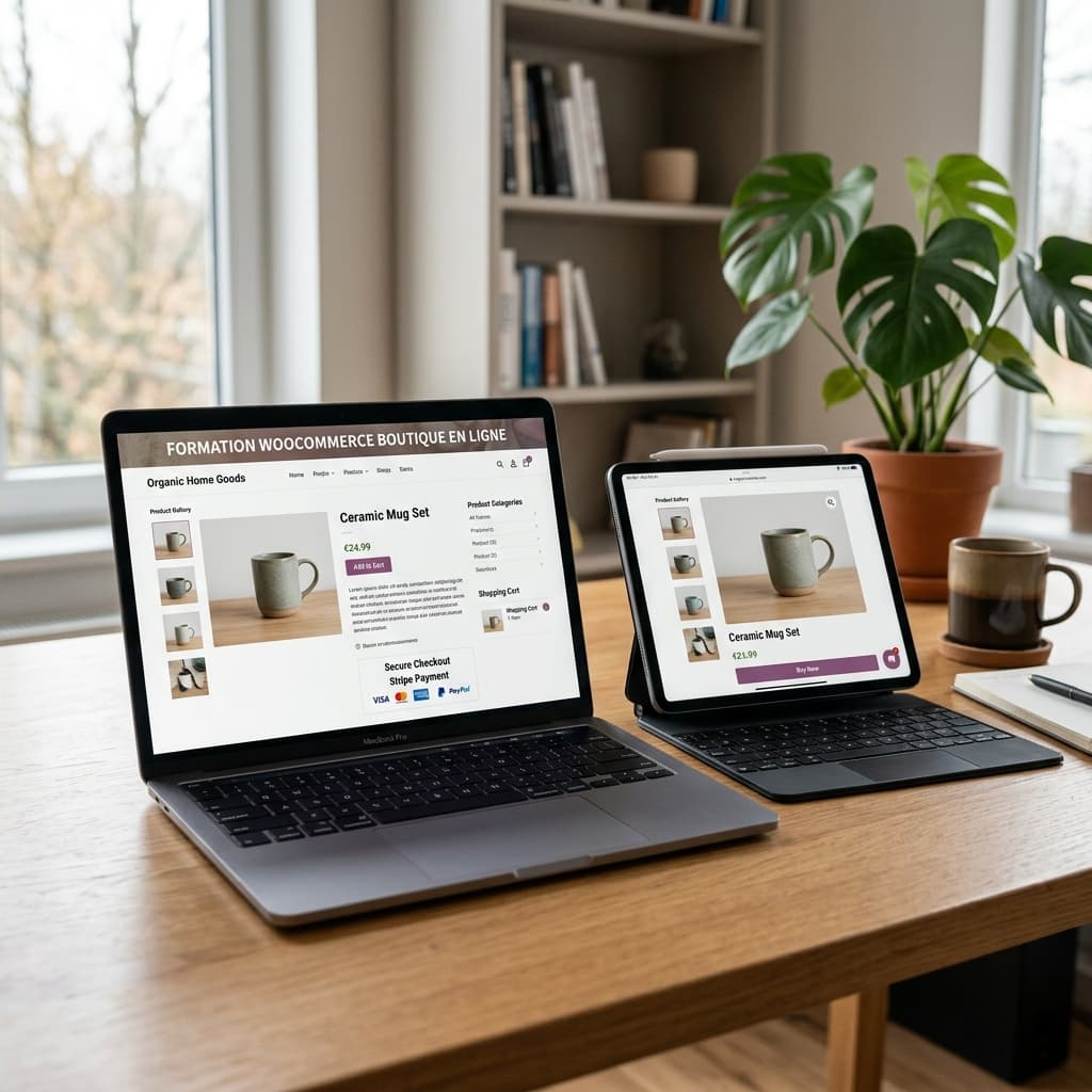 Formation ajouter une boutique en ligne avec WooCommerce